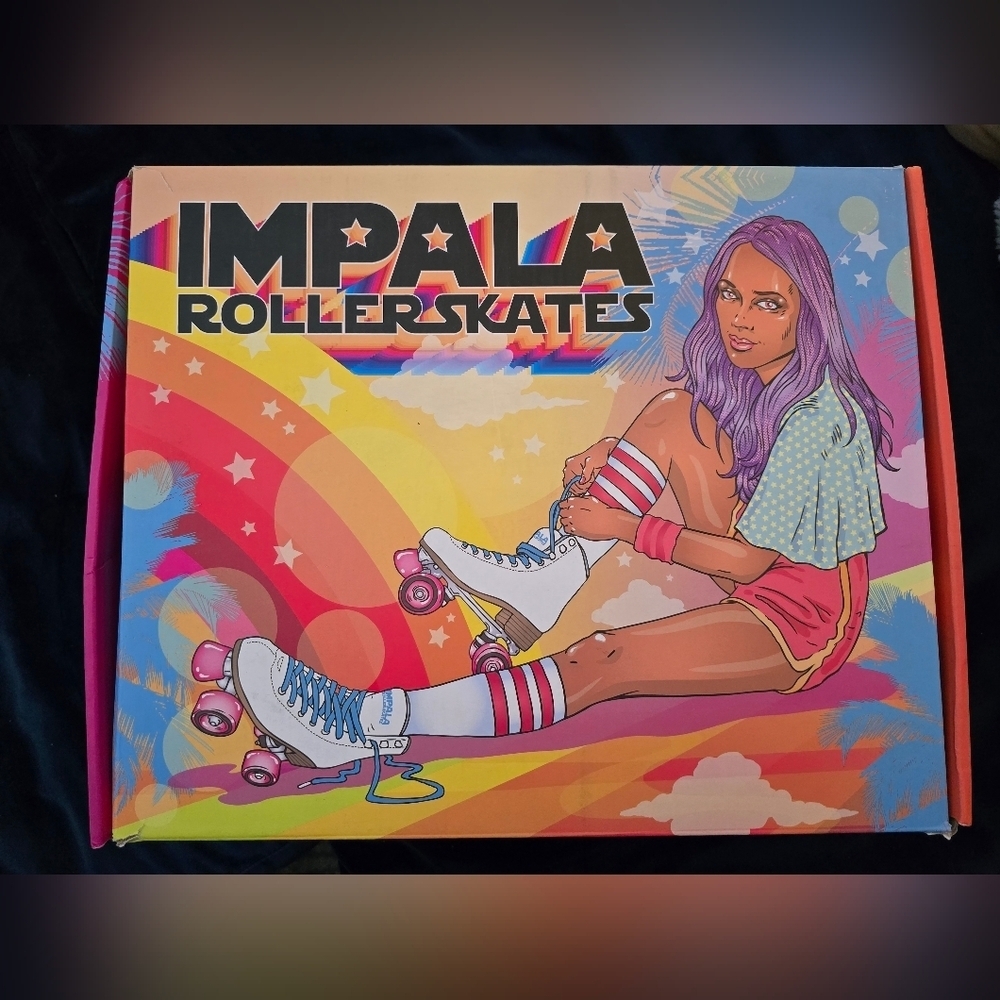 NIB! IMPALA SKATE, Roller Quad, Blue/Pink Split, Size 7 - Picture 10 of 10